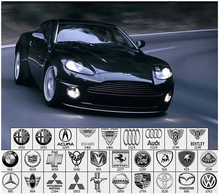 Free Car Logos Photoshop Brushes