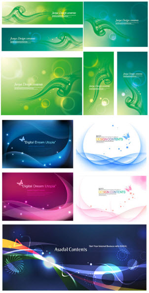 Colorful Abstract Vector Backgrounds 15